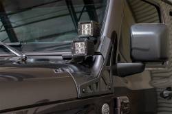 DV8 Offroad - DV8 Offroad A-Pillar LED Light Mount Brackets, for Wrangler JL; LBJL-02 - Image 2