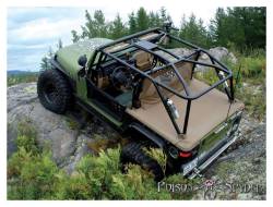 Poison Spyder Customs - Poison Spyder Customs 14-19-010 TJ Lazer-Fit Full Roll Cage Kit - Image 3