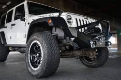 DV8 Offroad - DV8 Offroad Full Length Front Bumper, for Wrangler JK; FBSHTB-12 - Image 9