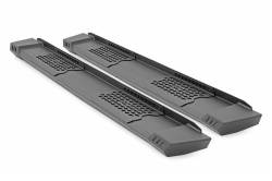 Rough Country Suspension Systems - Rough Country HD2 Cab Length Running Boards-Black, Silverado/Sierra; SRB990677 - Image 3