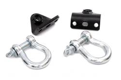 Rough Country Suspension Systems - Rough Country D-Rings & Mounts w/ 1189 Front Winch Plate for Jeep Wrangler 1169 - Image 1
