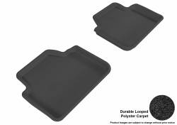3D MAXpider - MAXpider L1BM00622209 Classic Floor Mat Rear Black BMW 3 Series Sedan /X3 - Image 1