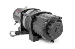 Rough Country Suspension Systems - Rough Country 4500lb 12V Electric UTV Winch w/ Synthetic Rope; RS4500S - Image 2