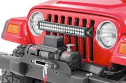Rough Country Suspension Systems - Rough Country Front Winch Mount fits OEM Steel Bumper, for Wrangler TJ; 1189 - Image 2