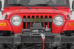 Rough Country Suspension Systems - Rough Country Front Winch Mount fits OEM Steel Bumper, for Wrangler TJ; 1189 - Image 3