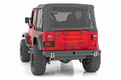 Rough Country Suspension Systems - Rough Country Full Width Rear Bumper-Black, for Wrangler TJ; 10591 - Image 2