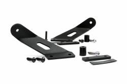 Rough Country Suspension Systems - Rough Country 20" LED Light Bar Hood Mount Brackets-Black, for Jeep JK; 70533 - Image 5