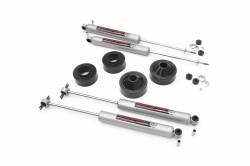 Rough Country Suspension Systems - Rough Country 1.75" Suspension Lift Kit, for 07-18 Wrangler JK 4WD; 65130 - Image 1