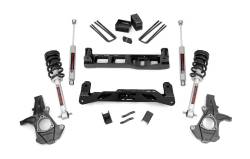Rough Country Suspension Systems - Rough Country 5" Suspension Lift Kit, 07-13 Silverado/Sierra 1500 RWD; 26131 - Image 1