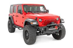 Rough Country Suspension Systems - Rough Country 9" Round LED Headlights w/ DRL Halo, for Jeep JL/JT; RCH5300 - Image 4