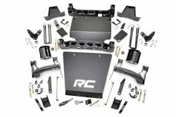 Rough Country Suspension Systems - Rough Country 7" Suspension Lift Kit, 14-16 Sierra 1500 Denali; 17800 - Image 1