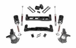 Rough Country Suspension Systems - Rough Country 5" Suspension Lift Kit, 14-18 Silverado/Sierra 1500 RWD; 24733 - Image 1