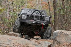 Rough Country Suspension Systems - Rough Country Heavy Duty Front Winch Bumper-Black, for Cherokee XJ; 10570 - Image 3
