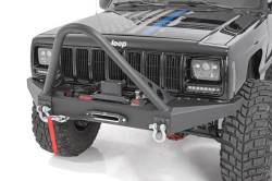 Rough Country Suspension Systems - Rough Country Heavy Duty Front Winch Bumper-Black, for Cherokee XJ; 10570 - Image 5