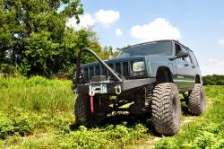 Rough Country Suspension Systems - Rough Country Heavy Duty Front Winch Bumper-Black, for Cherokee XJ; 10570 - Image 6