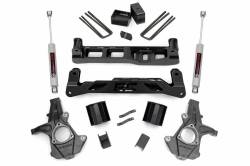 Rough Country Suspension Systems - Rough Country 5" Suspension Lift Kit, 07-13 Silverado/Sierra 1500 RWD; 26130 - Image 1