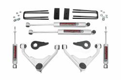 Rough Country Suspension Systems - Rough Country 3" Suspension Lift Kit, 01-10 Silverado/Sierra HD; 859830 - Image 1