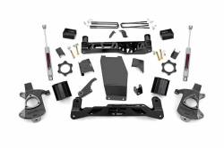 Rough Country Suspension Systems - Rough Country 5" Suspension Lift Kit, 14-18 Silverado/Sierra 1500 4WD; 22330 - Image 1
