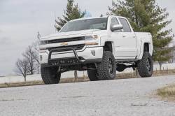 Rough Country Suspension Systems - Rough Country Front Bumper Bull Bar-Black, 07-20 GM 1500 Truck; B-C2071 - Image 4