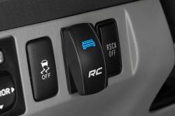 Rough Country Suspension Systems - Rough Country 2x1 Rocker Switch w/ LED Logo-Black/Blue; 709SW - Image 2