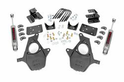 Rough Country Suspension Systems - Rough Country 2"/4" Suspension Lowering Kit; Silverado/Sierra 1500 RWD; 71630 - Image 1
