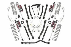 Rough Country Suspension Systems - Rough Country 4" Suspension Lift Kit, for 07-18 Wrangler JK 2dr 4WD; 67350 - Image 1