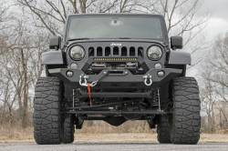 Rough Country Suspension Systems - Rough Country Heavy Duty Front Winch Bumper-Black, for Jeep JK/JL/JT; 10596 - Image 3