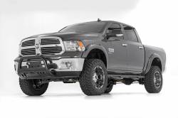 Rough Country Suspension Systems - Rough Country Front Bumper Bull Bar-Black, for Ram 1500; B-D2091 - Image 2