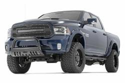 Rough Country Suspension Systems - Rough Country Front Bumper Bull Bar-Black, for Ram 1500; B-D2091 - Image 5