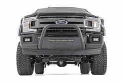 Rough Country Suspension Systems - Rough Country Front Bumper LED Bull Bar-Black, 04-24 Ford F-150; B-F4041 - Image 4