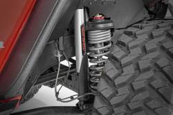 Rough Country Suspension Systems - Rough Country V2 Shock Shaft Protector-Black, Pair; 243300 - Image 3