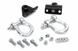 Rough Country Suspension Systems - Rough Country D-Ring Mounts & Shackles fits RC Winch Mount, for Jeep ZJ; 1048 - Image 1