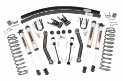 Rough Country Suspension Systems - Rough Country 4.5" Suspension Lift Kit, for 84-01 Cherokee XJ; 62370 - Image 1