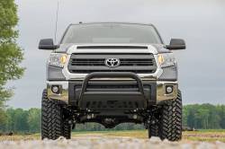 Rough Country Suspension Systems - Rough Country Front Bumper Bull Bar-Black, for Tundra/Sequoia ; B-T2071 - Image 5