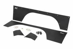Rough Country Suspension Systems - Rough Country Front Fender Panel Armor-Black, for 97-01 Cherokee XJ; 10577_A - Image 1