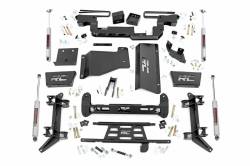 Rough Country Suspension Systems - Rough Country 6" Suspension Lift Kit, 88-00 GM K2500/K3500 Truck/SUV 4WD; 16130 - Image 1