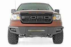 Rough Country Suspension Systems - Rough Country Heavy Duty Front Bumper-Black, 04-08 Ford F-150; 10766 - Image 3