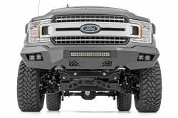 Rough Country Suspension Systems - Rough Country Heavy Duty Front Bumper-Black, 18-20 Ford F-150; 10776A - Image 2