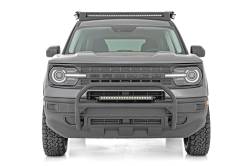 Rough Country Suspension Systems - Rough Country Front Bumper Nudge Bar w/ LEDs-Black, 21-24 Bronco Sport; 51042 - Image 3