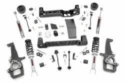 Rough Country Suspension Systems - Rough Country 4" Suspension Lift Kit, for 12-18 Ram 1500/CLASSIC 4WD; 33332 - Image 1
