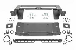 Rough Country Suspension Systems - Rough Country Winch Mount Kit, 21-24 Bronco OEM Steel Bumper; 51066 - Image 1