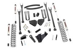 Rough Country Suspension Systems - Rough Country 6" 4-Link Lift Kit, 05-07 F250/F350 Super Duty Gas 4WD; 57870 - Image 1
