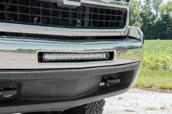 Rough Country Suspension Systems - Rough Country 20" LED Light Bar Bumper Mounts, 07-13 Silverado/Sierra; 70523 - Image 1