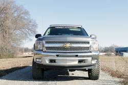 Rough Country Suspension Systems - Rough Country 20" LED Light Bar Bumper Mounts, 07-13 Silverado/Sierra; 70523 - Image 4