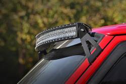 Rough Country Suspension Systems - Rough Country Windshield Mount 50" LED Light Bar Kit, for Cherokee XJ; 70072 - Image 2