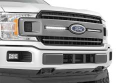 Rough Country Suspension Systems - Rough Country Grille Mount Dual 10" LED Light Bar Kit, 18-20 F-150; 70809 - Image 5