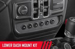 Rough Country Suspension Systems - Rough Country MLC-6 Multiple Light Controller-Lower Dash, for Jeep JL/JT; 70964 - Image 1