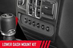 Rough Country Suspension Systems - Rough Country MLC-6 Multiple Light Controller-Lower Dash, for Jeep JL/JT; 70964 - Image 5