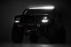 Rough Country Suspension Systems - Rough Country Black Series 50" Single Row LED Light Bar, EACH; 72750BL - Image 5