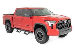 Rough Country Suspension Systems - Rough Country SR2 Drop Step Nerf Bars-Black, for 22-24 Tundra CrewMax; 72001 - Image 2